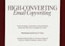 write high converting email sequences and email copy